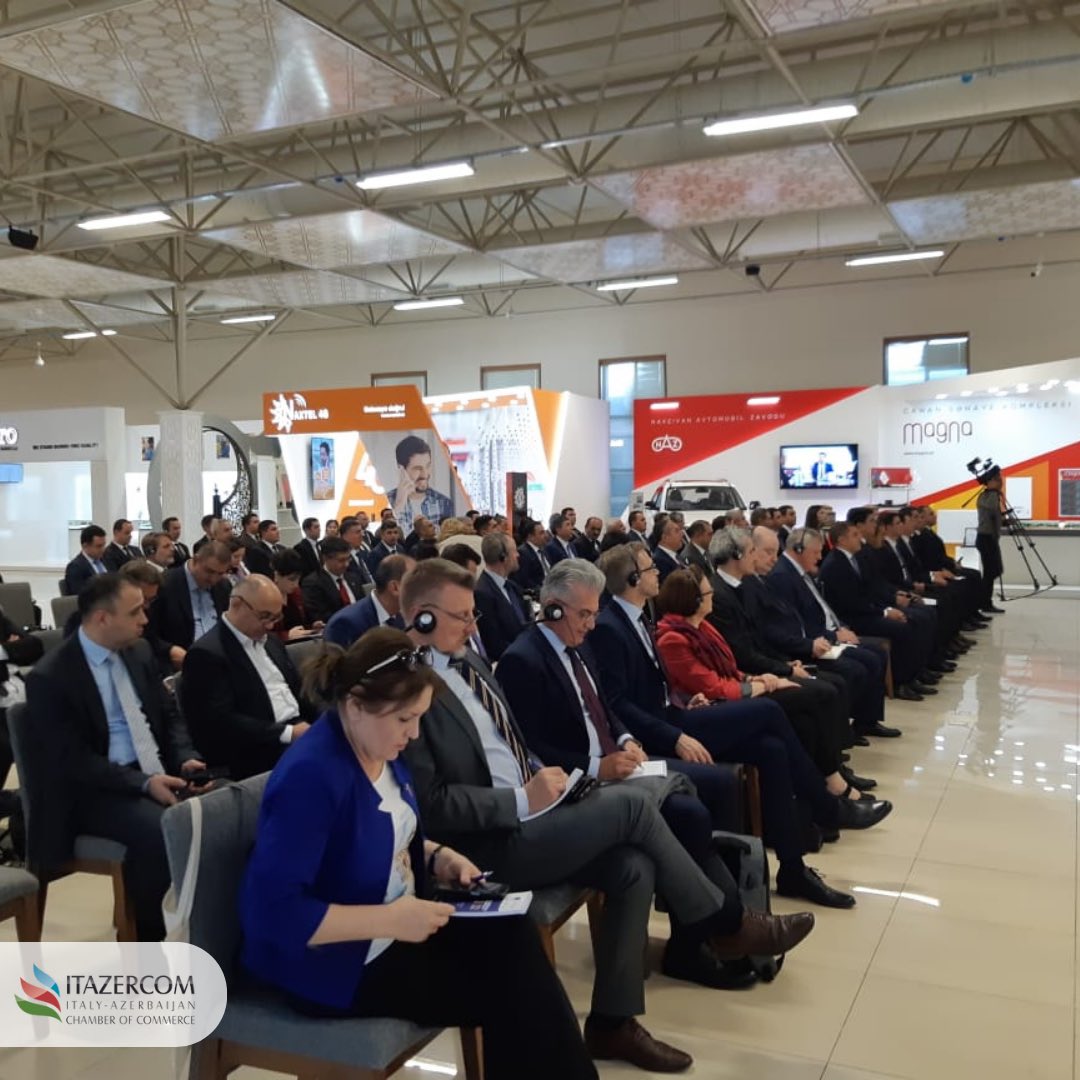 ITAZERCOM's tweet photo. The first working day of the EU #Nakchivan Mission has begun. #EU officials & enterpreneurs met with local authorities. They participated at high level meeting in the presence of Mr. Vasif Talibov, & at expo dedicated to business opportunities. Stay tuned for more with #ITAZERCOM https://t.co/OumcDzd6Dj