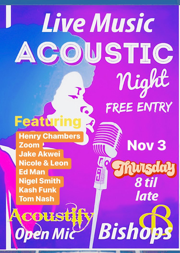 Acoustify Open-Mic tweet media