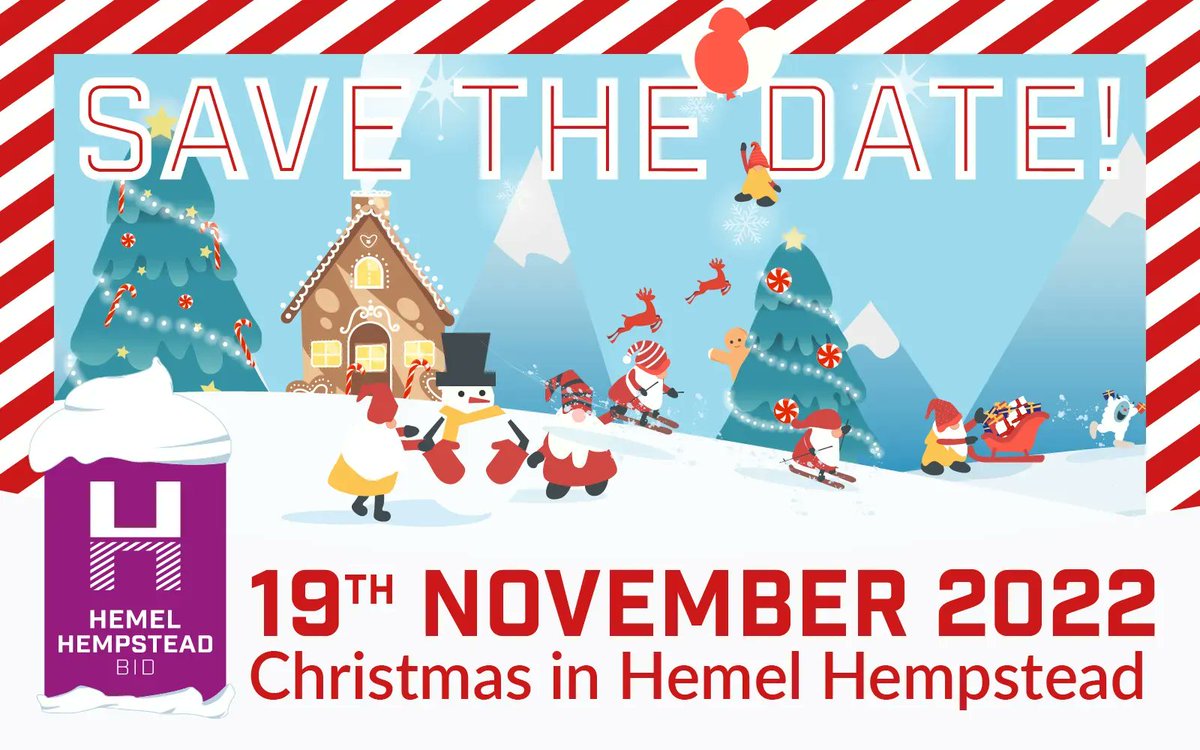 Hemel Hempstead Christmas lights switch on!

**Lights will be switched on at 5.30pm followed by a fireworks display**

Come and enjoy all that Hemel has to offer, with the added magic of Christmas!
Stay tuned to our social media for more information!
