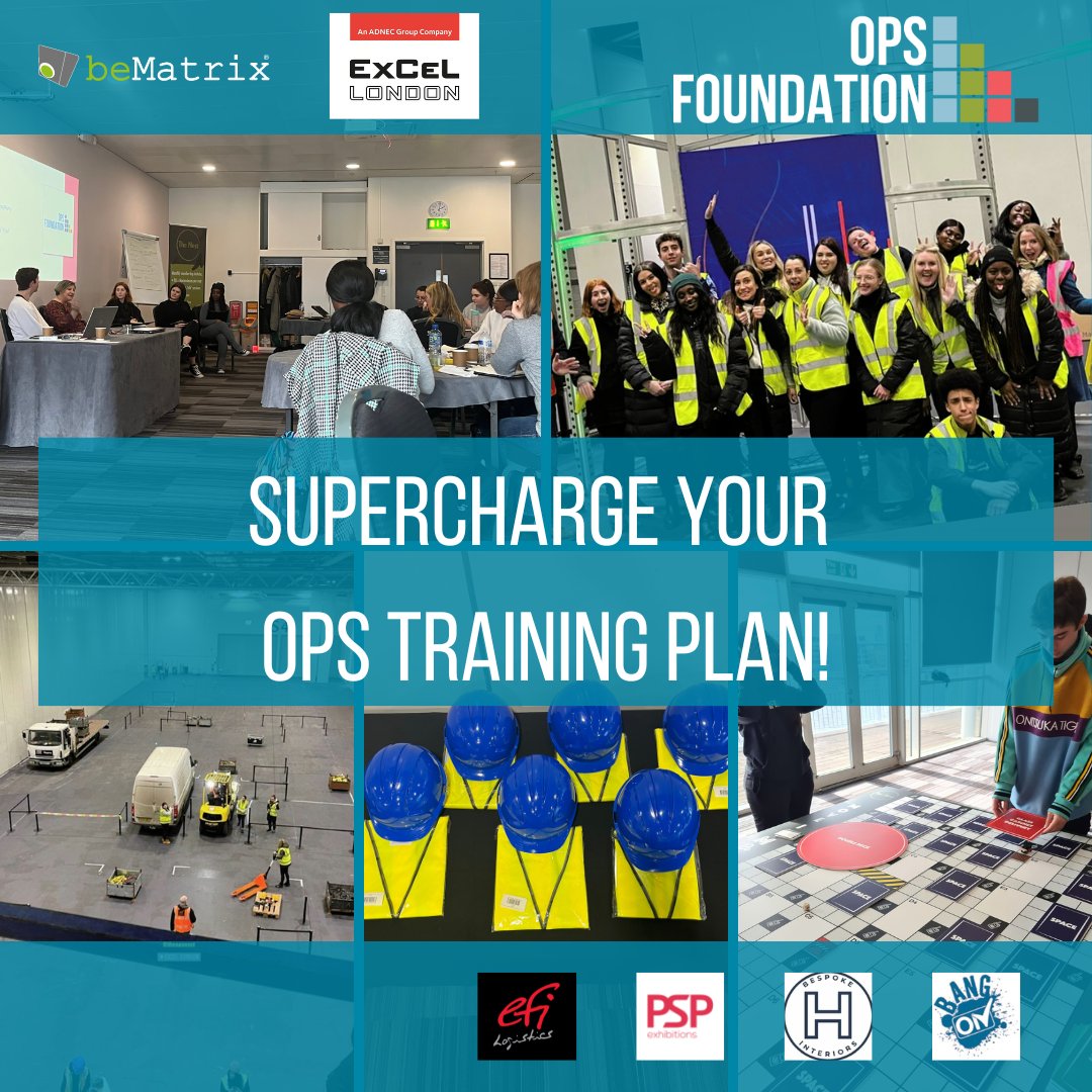 Give your team 4 full days of high-octane, dedicated ops training with experts! Easy...

Now booking for January 2023.

 @ExCeLLondon 
courses.opsshaper.uk/courses/opsfou…
#opsfoundation #eventprofs #opsprofs #eventtraining #exhibitiontraining