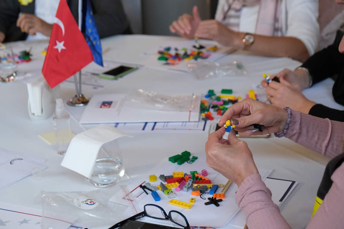 ABBaskanligi's tweet photo. Başkanlığımız IPA ortak eğitim çalışmaları #IPAdemi çatısı altında, Lego Serious Play metodolojisi ile “Tasarım Odaklı Düşünme Çalıştayı” ile devam ediyor. Çalıştay📝, IPA faydalanıcısı tüm kurumların katılımıyla 1-3 Kasım tarihlerinde düzenleniyor.
@cfcuturkey @EUDelegationTur https://t.co/CI4U1zDRg5