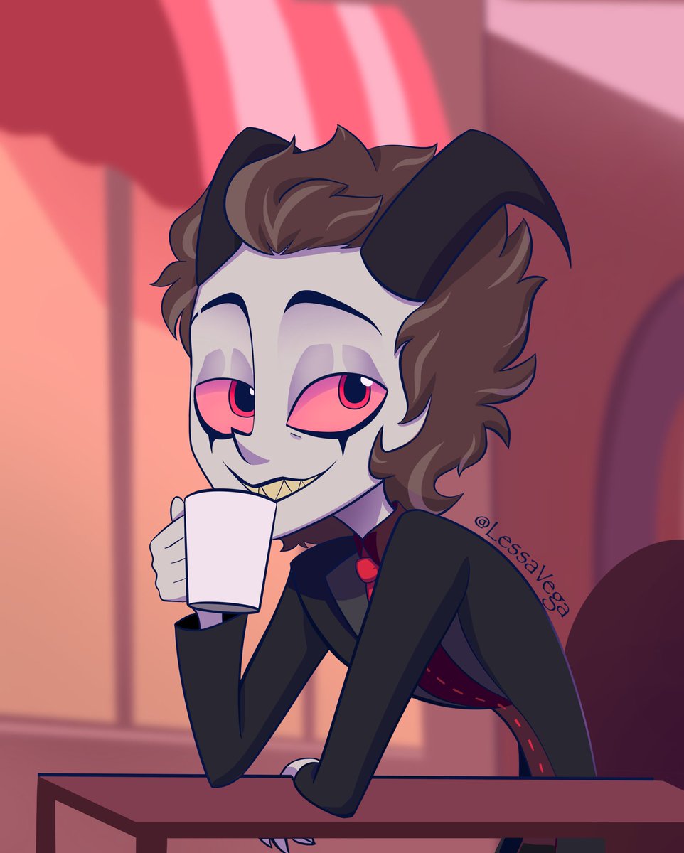 Working on commissions ^^ 
This one is for @ulyseen666 Thank you very much ^^<3

#opencommissions #commissionopen #demonsona #HazbinHotelOC