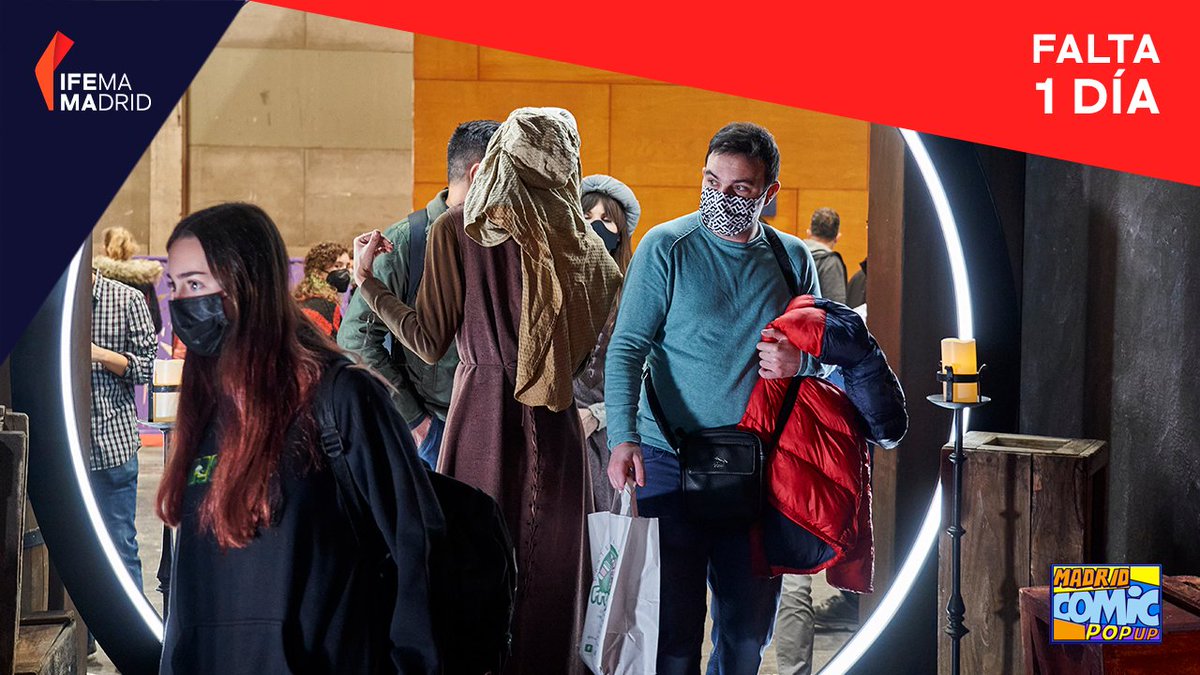 ComicPopUpMad's tweet photo. ¡Queda 1️⃣ día para #MadridCómicPopUp 2022!

Ya lo tenemos todo preparado. ¡Solo nos faltas tú! ✨

🎟️ Consigue tu entrada y ven a disfrutar ➡️ https://t.co/UhFAi1i7M2 

📆 Del 4 al 6 de noviembre.
📍 @IFEMA MADRID. https://t.co/e4S4SRUC4H