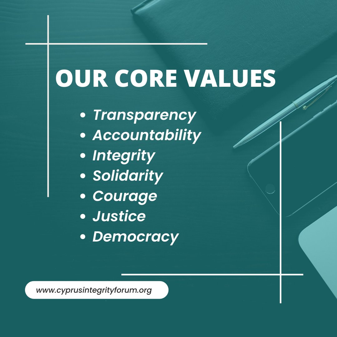 CyIntegrity's tweet image. OUR MISSION:
Our mission is to strengthen society by increasing public perception regarding the impact of corruption, encouraging citizens to participate, and improve... bit.ly/3FBzzfz
cyprusintegrityforum.org/whoweare/who-w… 
#society #integrity #transparency #cif
