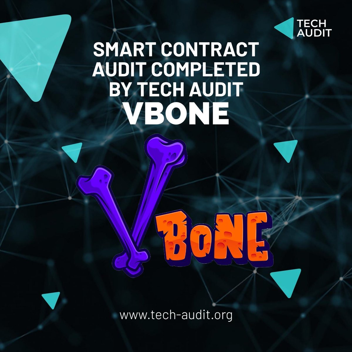 Hey there dear community members! VBONE (<a href="/Vbone4ever/">VBONE (V, 🍆)</a>) is audited and listed, check the report by link below

Projects website 🌐:
vbone.io

Audit link:
github.com/Tech-Audit/Sma…

More info:
tech-audit.org