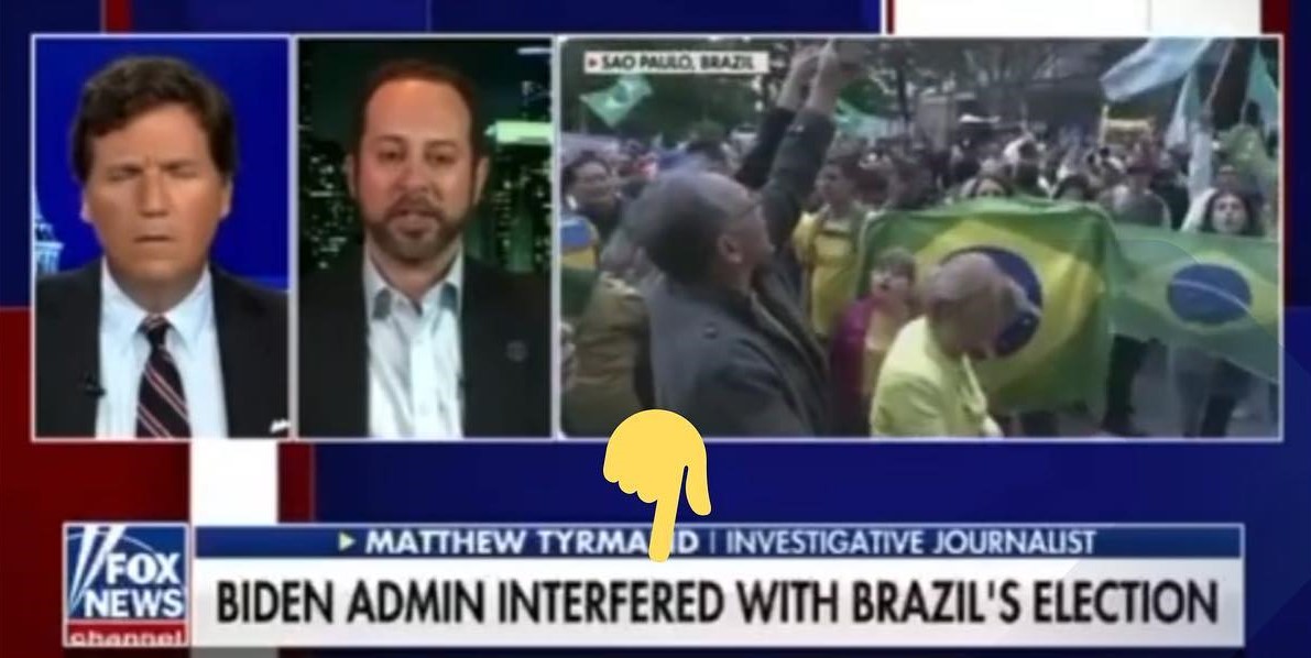 thomqrz's tweet image. O jornalista americano, Matthew Tyrmand, fez uma denúncia na Fox News, no programa de maior audiência dos EUA: ele afirma que a administração de Joe Biden interferiu nas eleições do Brasil. Por isso a pressa para reconhecer a vitória do ex-presidiário. Onde há fumaça; há fogo.