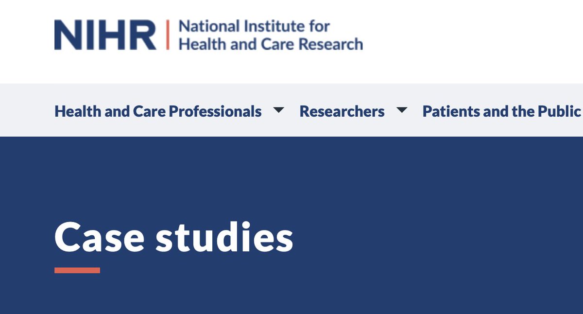 Preventing #depression with mindfulness-based cognitive therapy #MBCT
New <a href="/NIHR/">NIHR</a> infographic of research <=> practice <=> and policy over >20 years
nihr.ac.uk/documents/case…