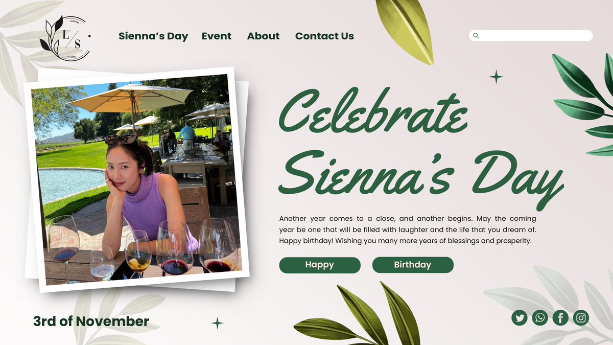 ofLuxstal's tweet photo. https://t.co/NEVSWh1MZF

Age makes some people wiser. It makes others richer. But everybody gets older with age. So good luck on the first two, sissie. Happy Birthday, Sienna! https://t.co/nDwd1ItuSm