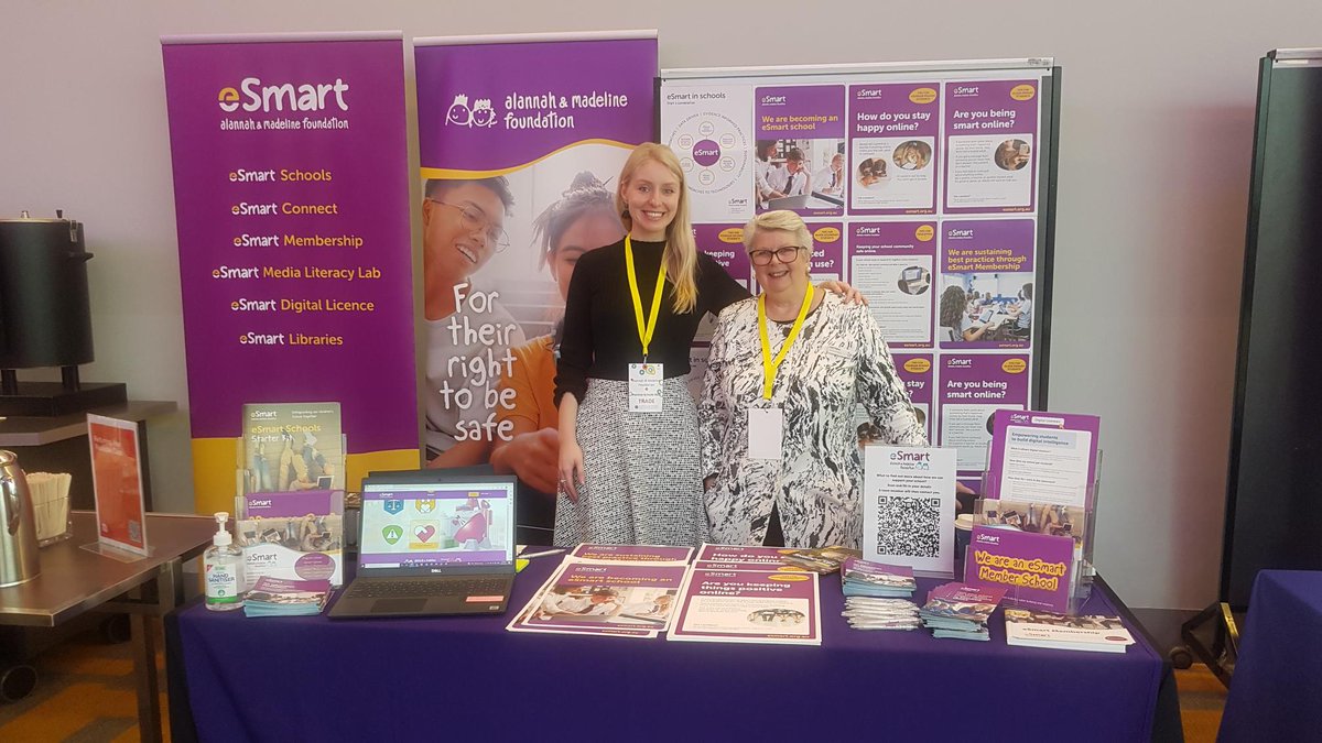 Today and tomorrow our eSmart team are attending the Positive Schools Conference at the Melbourne Convention and Exhibition Centre. If you’re in the area, drop by stand two to say hi, and learn about how our eSmart framework empowers positive digital citizens!