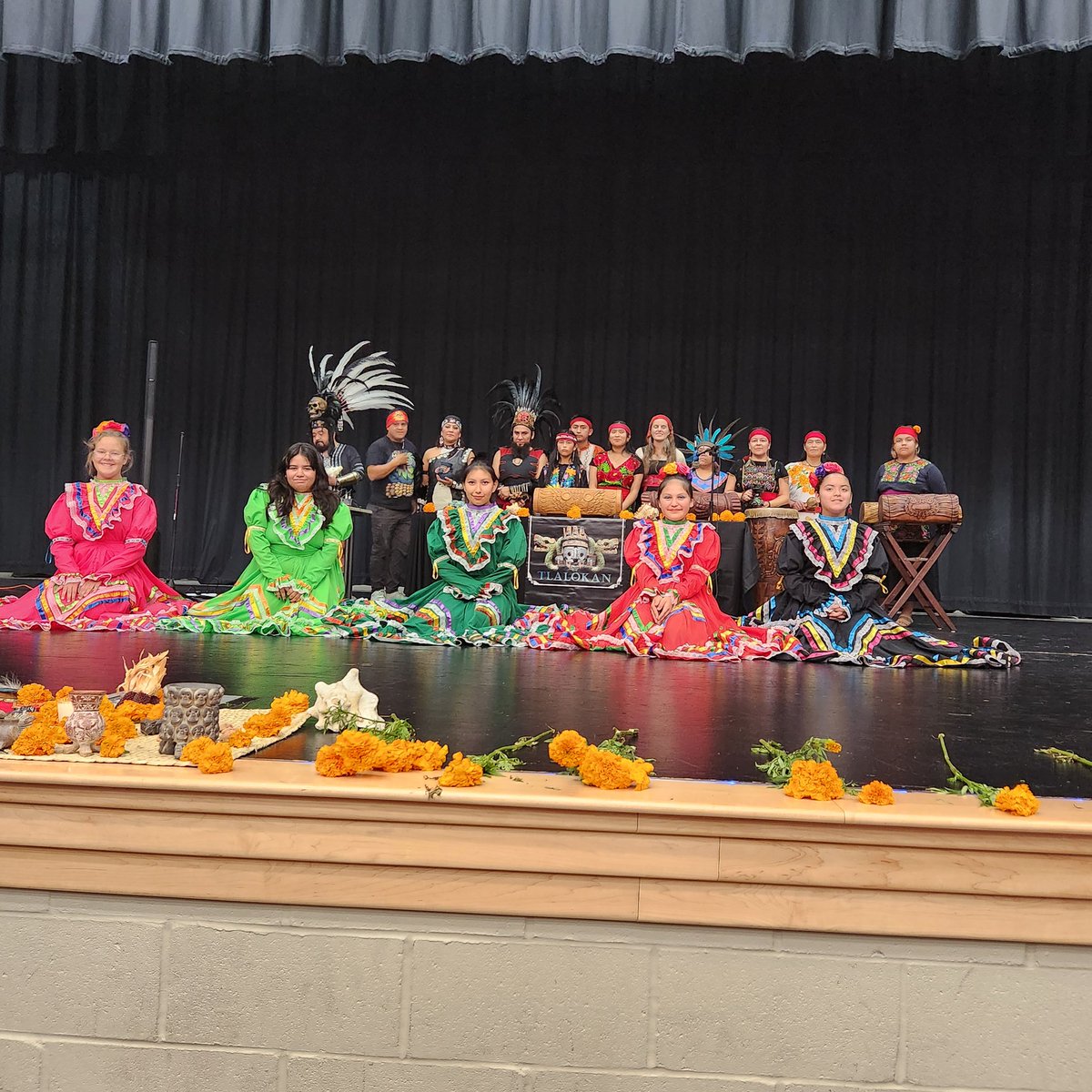 A spectacular Aztec dancers performance and the beautiful WVSD Ballet Folklorico, a display of culture and celebration of "Día de los Muertos" (The Day of the Dead) <a href="/WVSD208/">West Valley School District</a> <a href="/suptfinch/">Dr. Peter Finch</a>