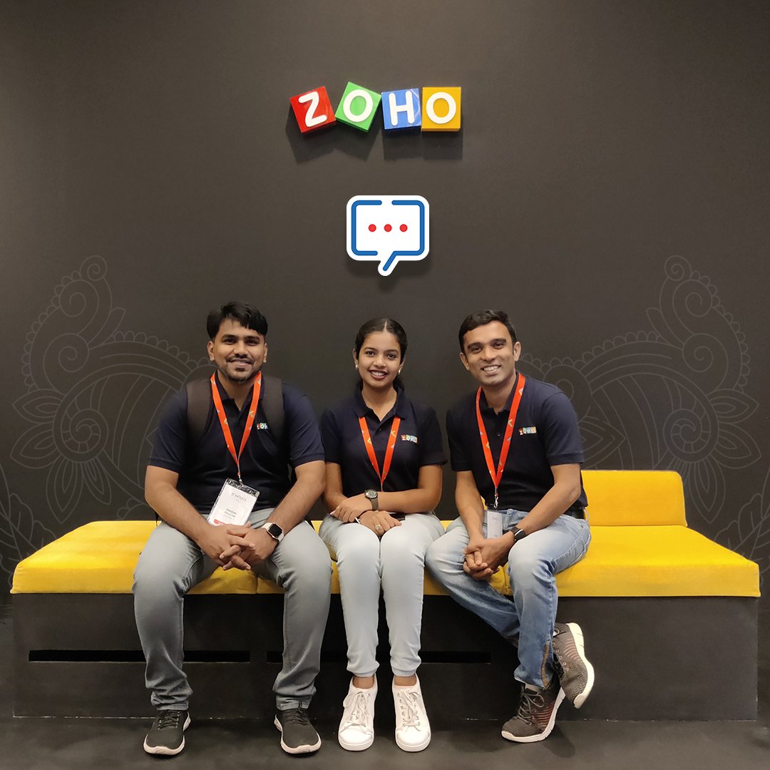 ZohoCliq's tweet image. 📍𝐙𝐨𝐡𝐨 𝐂𝐥𝐢𝐪 𝐚𝐭 𝐲𝐨𝐮𝐫 𝐬𝐞𝐫𝐯𝐢𝐜𝐞 𝐚𝐭 𝐙𝐨𝐡𝐨𝐥𝐢𝐜𝐬 𝐌𝐮𝐦𝐛𝐚𝐢. 

𝐏𝐫𝐚𝐬𝐨𝐧 𝐒 talks about the 𝐙𝐨𝐡𝐨 𝐂𝐨𝐦𝐦𝐮𝐧𝐢𝐜𝐚𝐭𝐢𝐨𝐧 𝐒𝐭𝐚𝐜𝐤 at 4:30 pm today (Nov 3rd). 

#zoholics2022 #zohocliq #mumbai @Zoho @Zoholics