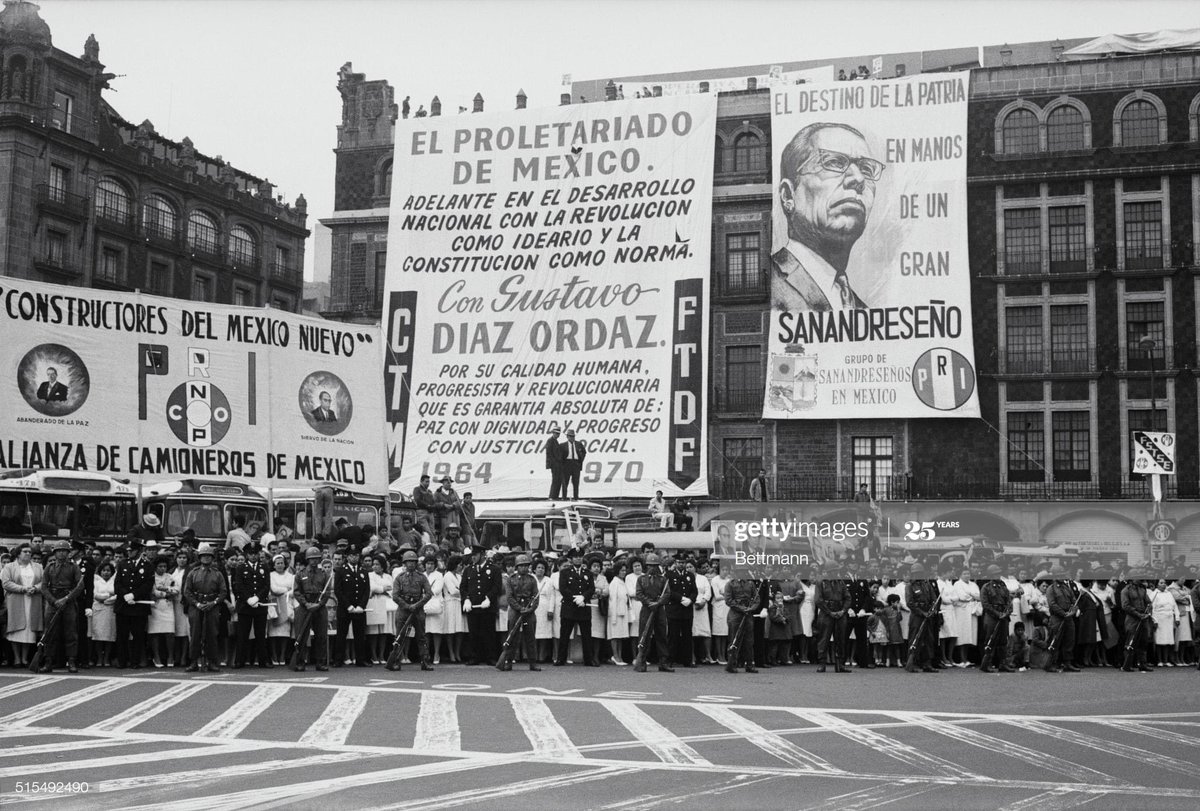 EL DESTINO DE LA PATRIA EN MANOS DE UN GRAN SANANDRESEÑO, aka Gustavo Díaz Ordaz en 1966. #cdmx El apogéo del Partido Revolucionario Institucional…