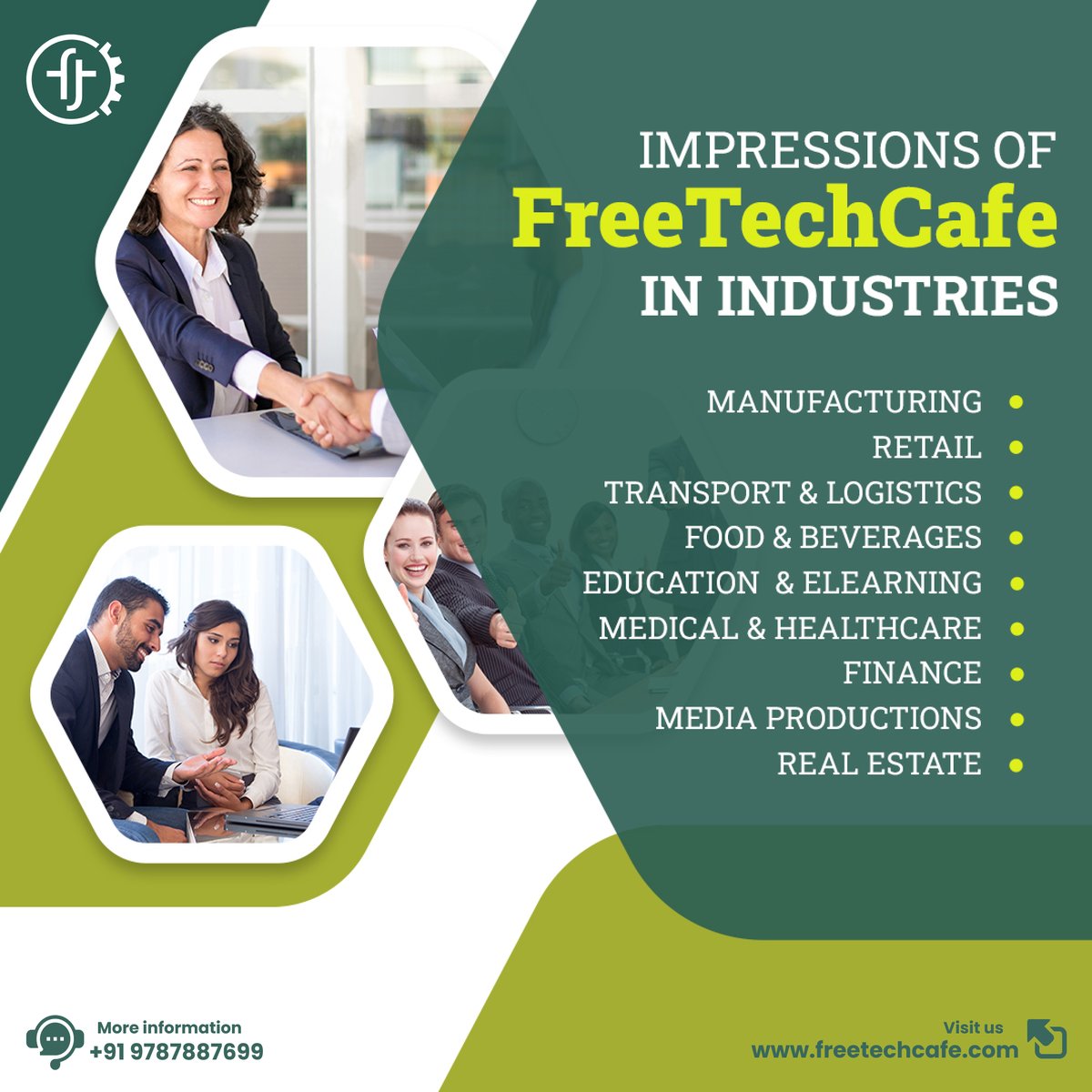 FreeTechCafe deliver the best IT Solutions for all Industries with our Experts!

#freetechcafe #technology #techlife #startuplife #softwaredevelopment #outsourcingindia #outsourcingprojects #businessautomation #iot #ai #ml #bigdata