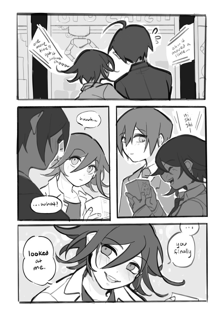 +2 more rkgks bc an anon asked! arcade date & postfic omake. saihara will never know peace again 