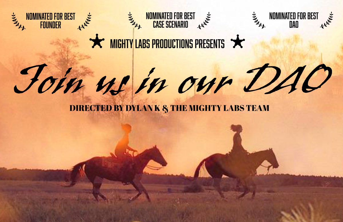 MightyLabsDAO's tweet photo. The BEST of the BEST in the Wild West of Web 3!
https://t.co/g2AV2NVeOJ

#MightyLabs #NewSHERIFFSinTown #DAO https://t.co/GFCJqHl93M