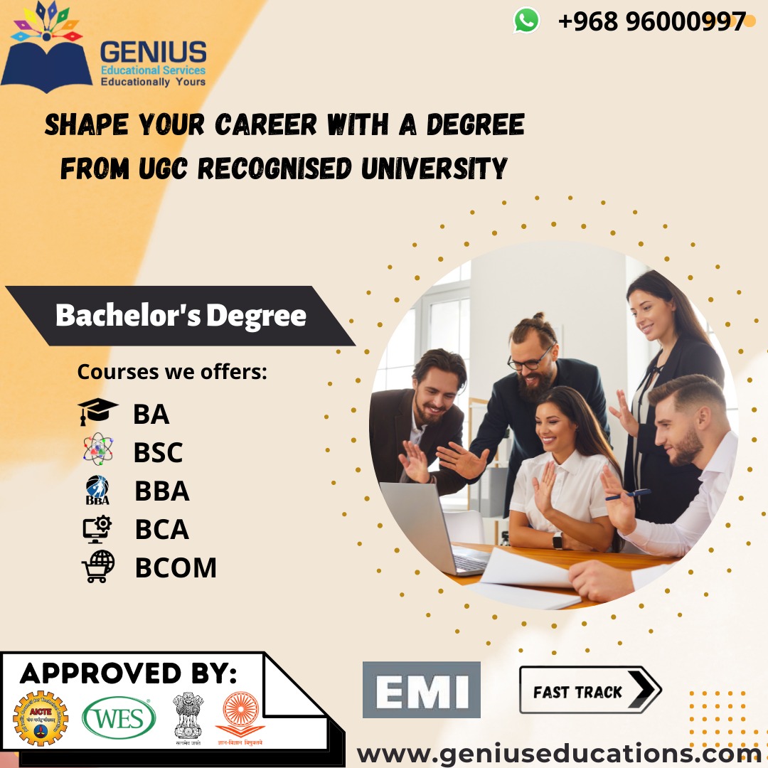 GeniusOman2's tweet photo. We offer a wide array of Academic Programs and this is exclusively for working professionals.
.
WhatsApp Now
https://t.co/nTlYR8ijgT (+968 96000997)
.
.
Visit:
https://t.co/3YozTRSW2w
.
#ba #bba #bca #bcom #bsc #onlineeducation #onlinestudy #oman #indianuniversity https://t.co/UEqM9Y1RkN