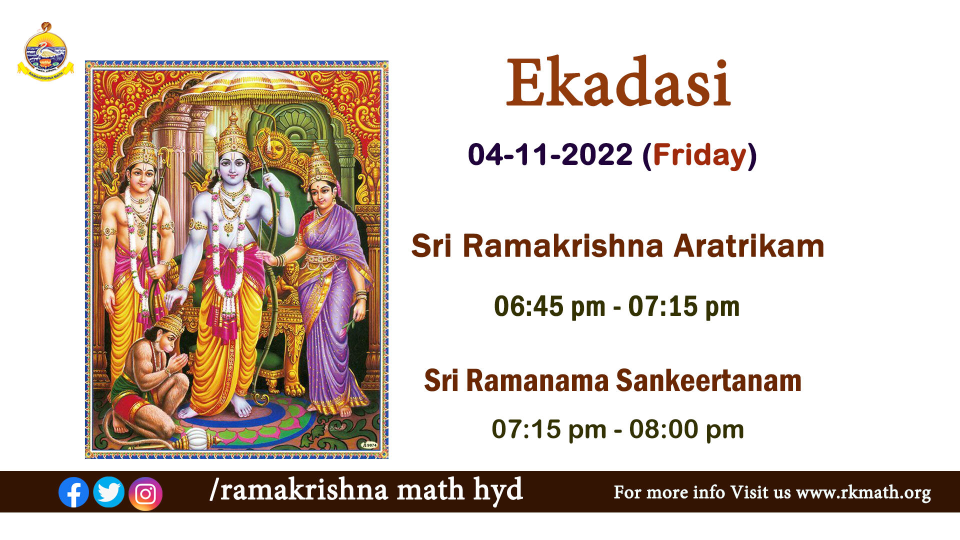 Ramakrishna Math Hyderabad / Twitter