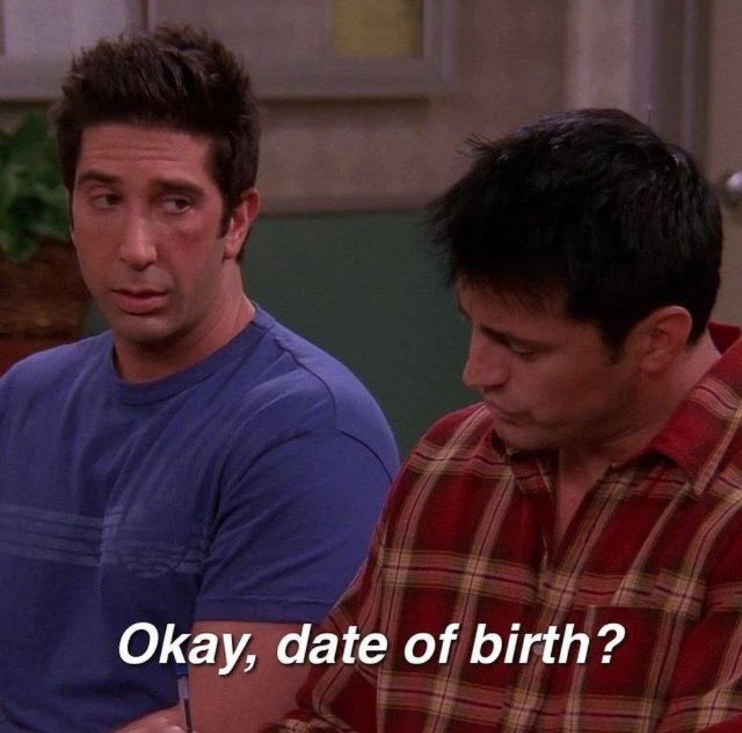 Happy birthday david schwimmer aka dr ross geller 