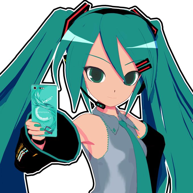 Hatsune Miku who asked to take your photo on a whim. 