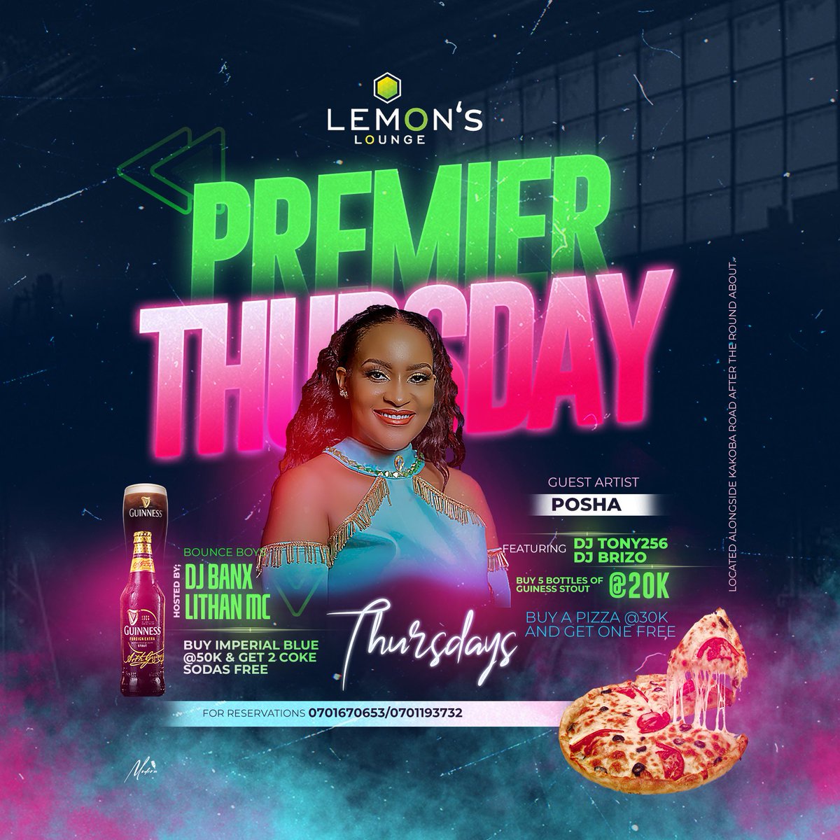 AherezaBaines's tweet photo. It's always a parree🔥 when the bounce boys @Lithan_Mc1 , @djbanxx are in the driving seat, tonight at @Lemons_Lounge
Don't miss guest artist @poshamusik and @DeejayBrizo @Deej_Tony256
#PremierThursday https://t.co/AUra5ScWuO