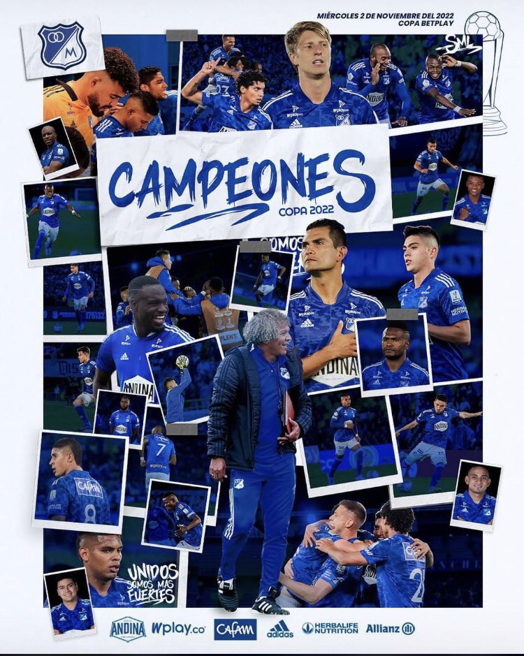 Como nos pones a sufrir a parir y después de todo a celebrar #MillosPorLaCopa #Millonarios #MILLONARIOSCAMPEON @MundoMillos @Millonarios