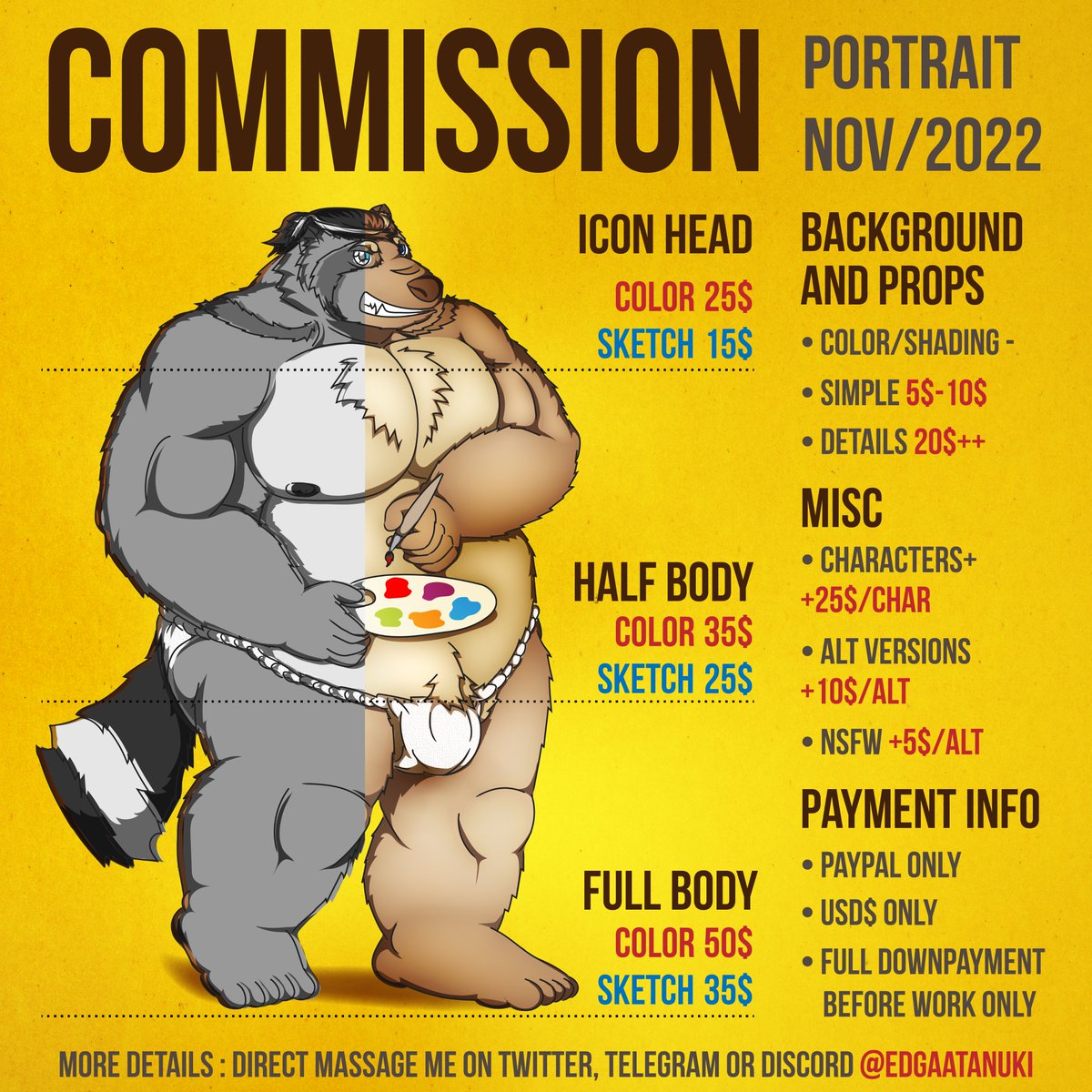 Edgaa 🦝 (commission open) tweet media