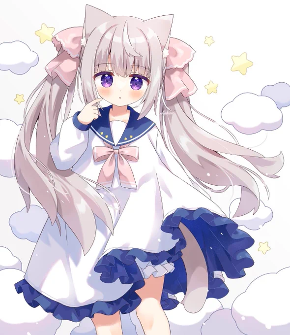 先月描いたねこちゃん、ちょっと修正したので再掲です 