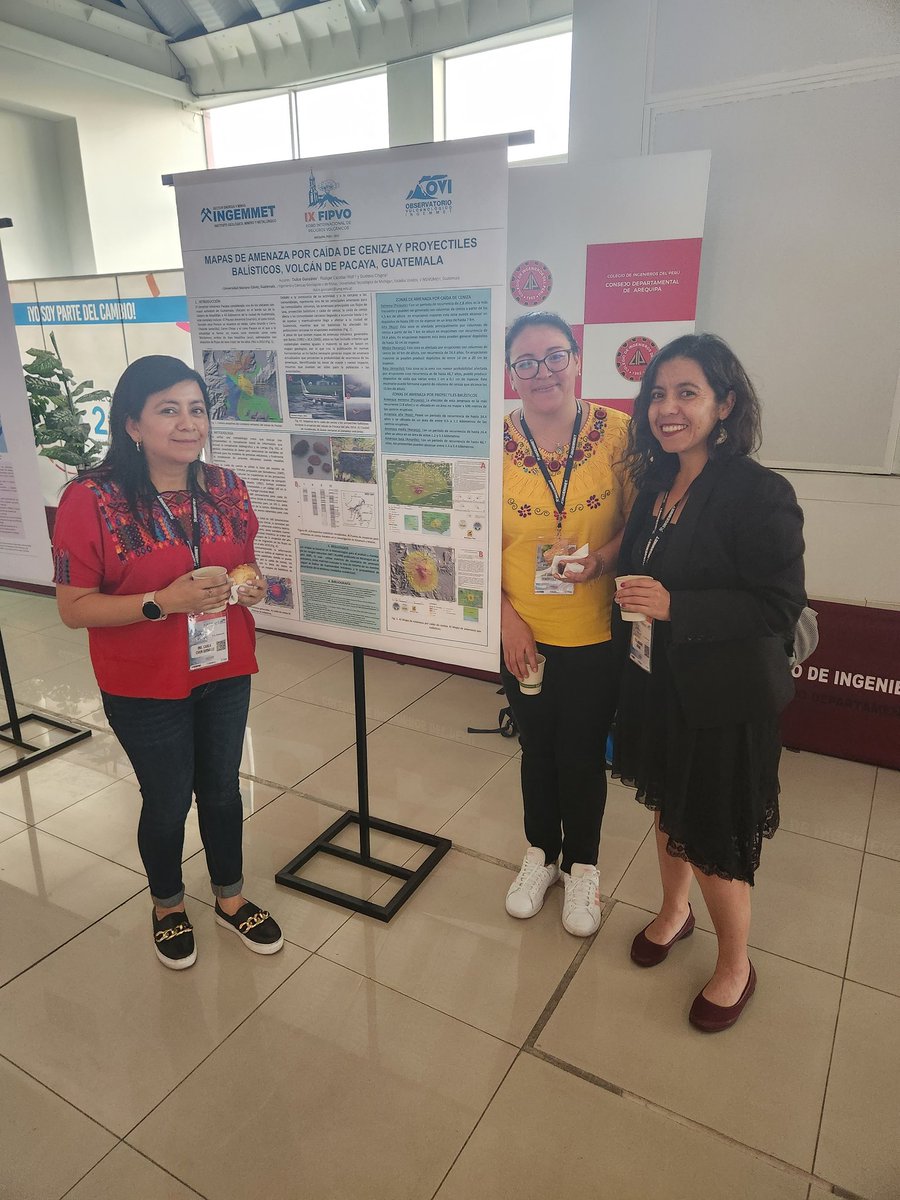 v_ainilli7a's tweet photo. Hoy estuvimos hablando de Fuego y presentando nuestros posters de Pacaya en el IX foro internacional de peligros volcánicos @Dulxita12 
Sobre todo aprendiendo mucho 🌋🇵🇪 https://t.co/jZkio6es8P