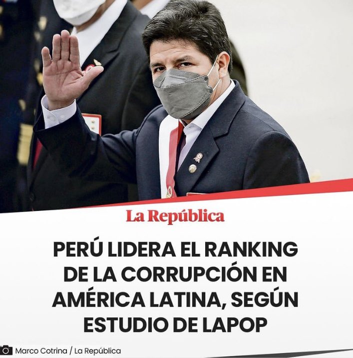 Bien <a href="/PedroCastilloTe/">Pedro Castillo Terrones</a> algo tenías que haber logrado.
#PedroCastillo #renunciacorrupto #VerguenzaNacional #verguenzaInternacional 
<a href="/larepublica_pe/">La República</a>