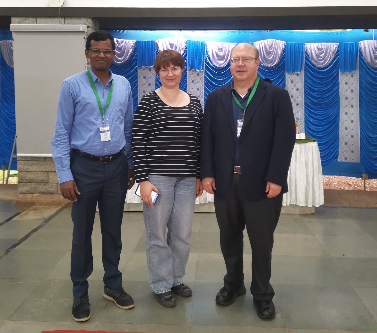 jamesclementjnc's tweet photo. Privileged to host @SvitLazarets from Ukraine. Glad you made it to the conference @TedAbelneuro @UIowaNeuro @DBT_NBRC @jncasr @EMBOevents @EMBO @EMBOPress #EMBONeurodev https://t.co/k4uGhgBw8j