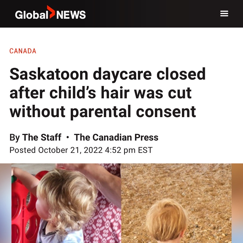 cazznine's tweet photo. A full investigation was done and a daycare was closed after a Métis child’s hair was cut. My daughter was beaten, injured and nothing was done.  Why does she not matter?  Why did her injuries not matter? #everychildmatters #GlobalNews https://t.co/w5tqw0RCWL
