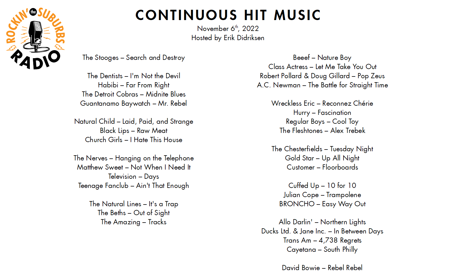 Continuous hit music continuoushits twitter