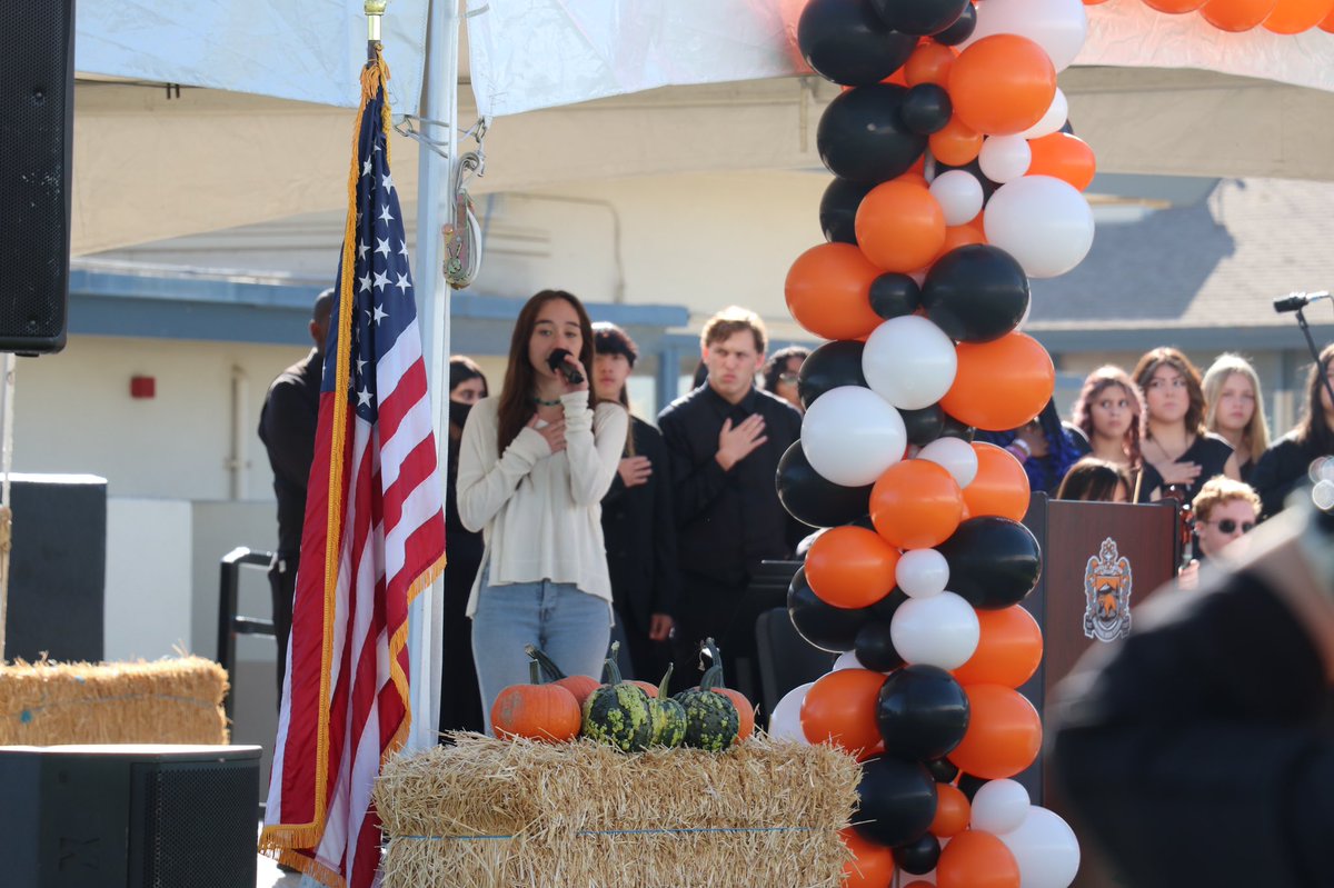 Centennial student performances by Jamie Tacchino’s Guitar, Michael Ogden’s Choir &amp; Strings, 22 Alum &amp; past ASB President Katelyn Baker sang the National Anthem, &amp; 22 Alum &amp; past Senior President Danielle Rasmussen (not  pictured) sang the CHS fight song. <a href="/centralhs_/">Central High School</a> <a href="/CentralUSD/">Central Unified</a>
