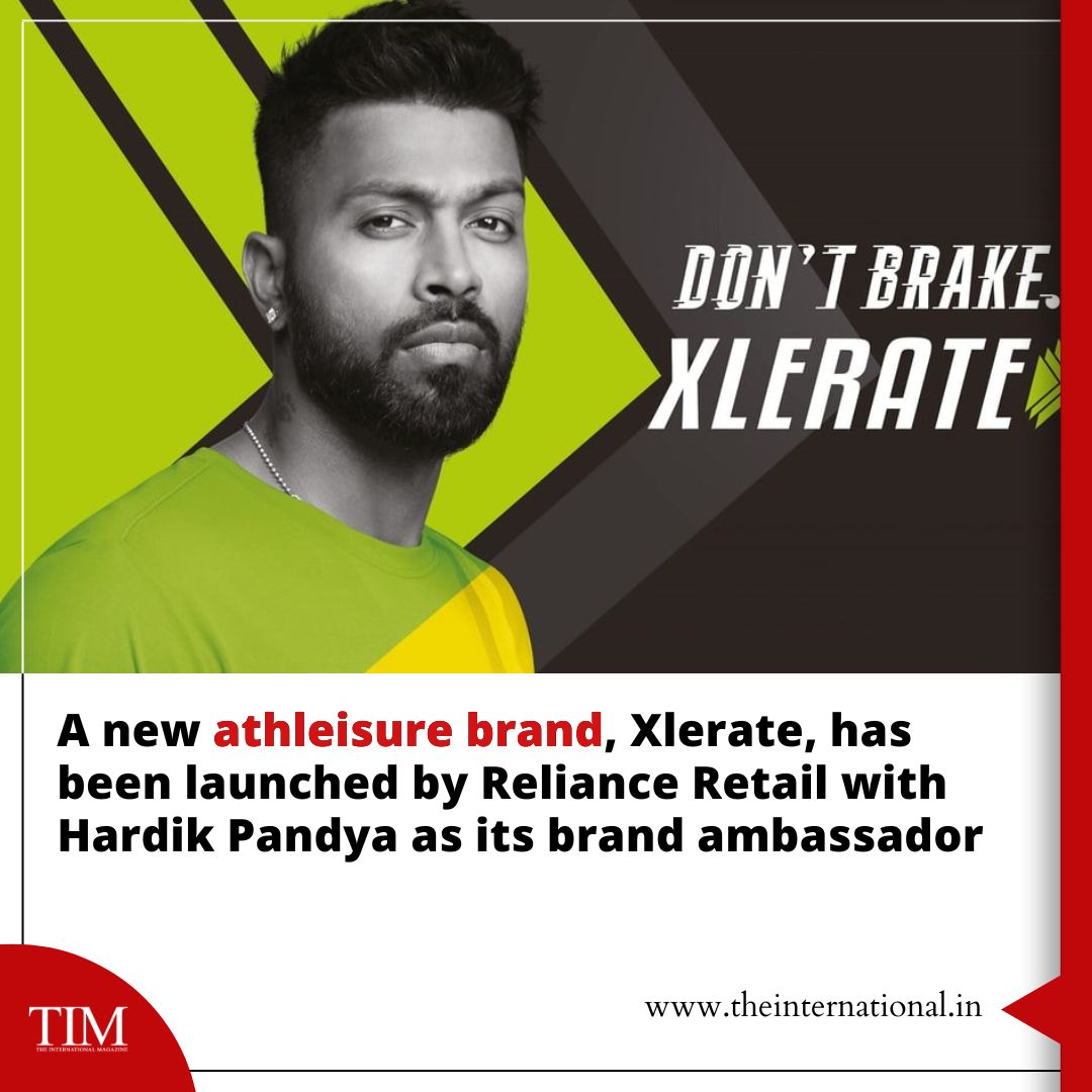 TIMOFFICIAL94's tweet photo. Xlerate claims to offer youth world-class sportswear at affordable prices. "Xlerate is sure to delight the value-conscious consumer with its superior & affordable product offerings
https://t.co/DE4ULsLLwQ
#TIM #WhatsBuzzing #HardikPandya
#Xlerate https://t.co/JIIRZJxPCm