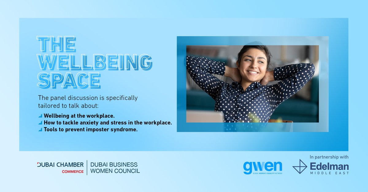 We are excited to be joined by our moderator, <a href="/nhalabi78/">Nadine Halabi</a>, Business Development Manager at <a href="/DBWC_UAE/">Dubai Business Women Council</a> and our panelists: @OmarQirem (CEO – Edelman Middle East), Claudia Sidoli (Certified Life Coach) and <a href="/AyaYassein/">Aya Yassein</a> (VP, Teneo).

Click here to register dbwc.ae/event/detail_p…