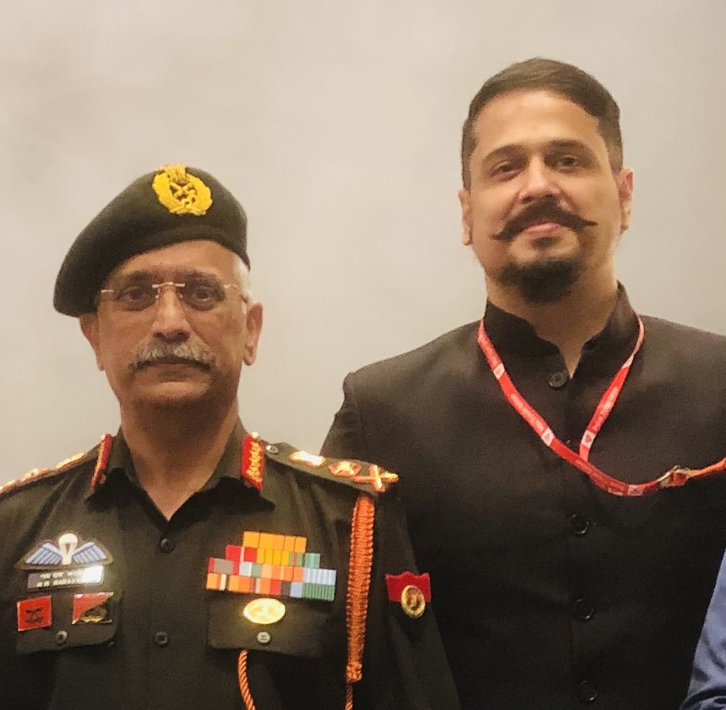 ShivAroor's tweet photo. Welcome to Twitter, General @ManojNaravane! #NowFollowing https://t.co/XvgspbQWuy