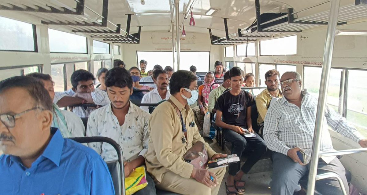 Dm wl2 travelling in Gundala n/o service 3932 from Gudepad to Hanamkonda during busday.#choose TSRTC