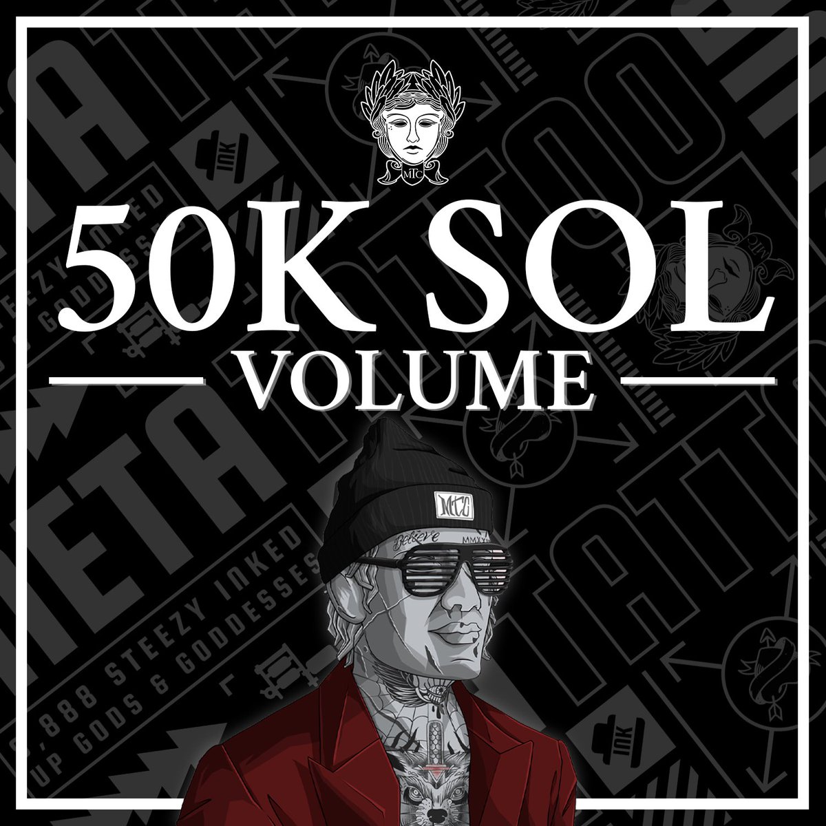 MetaTattooClub's tweet photo. Another milestone in the books ✅ 

The MTC family just doesn’t stop!!! Can’t thank you guys enough for the constant support &amp; for showing up daily. 

This journey so far has been a blast with y’all, 50k is just the beginning!!! 

#LGFI 🏛 https://t.co/ESIj1rSQNw