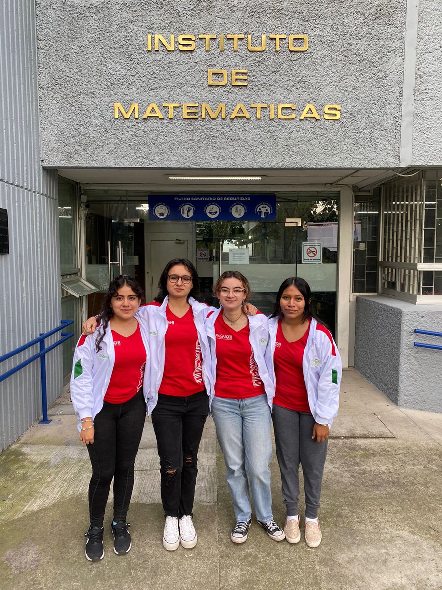 ommtw's tweet photo. Excelente resultado del equipo mexicano en la Olimpiada Panamericana Femenil de Matemáticas 2022: 4 medallas de plata 🥈🥈🥈🥈 y cuarto lugar por países de un total de 16 países, ¡muy bien, equipo! #SomosOlímpicas 💪🏻 https://t.co/ylVVKh7ELv