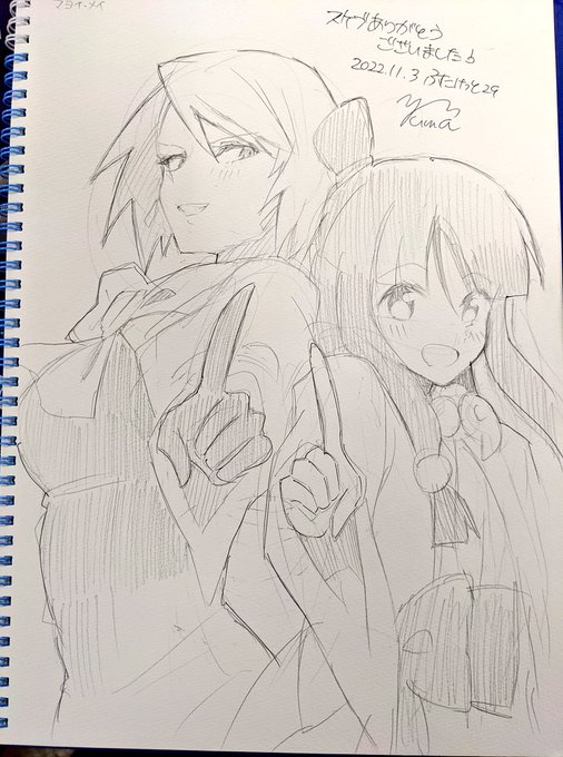 お越しくださりありがとうございました!本日のスケブ達です 