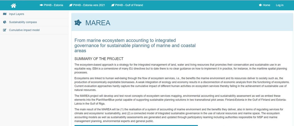 MAREA_CB's tweet photo. PlanWise4Blue geoportal - visualization and practical applications presented by experts from @unitartu - R. Szava-Kovats and F.R.Barboza:     https://t.co/gVRU2i0AaB @CentralBaltic
 #BalticSea  #cbresults https://t.co/RpPh0uJLHR