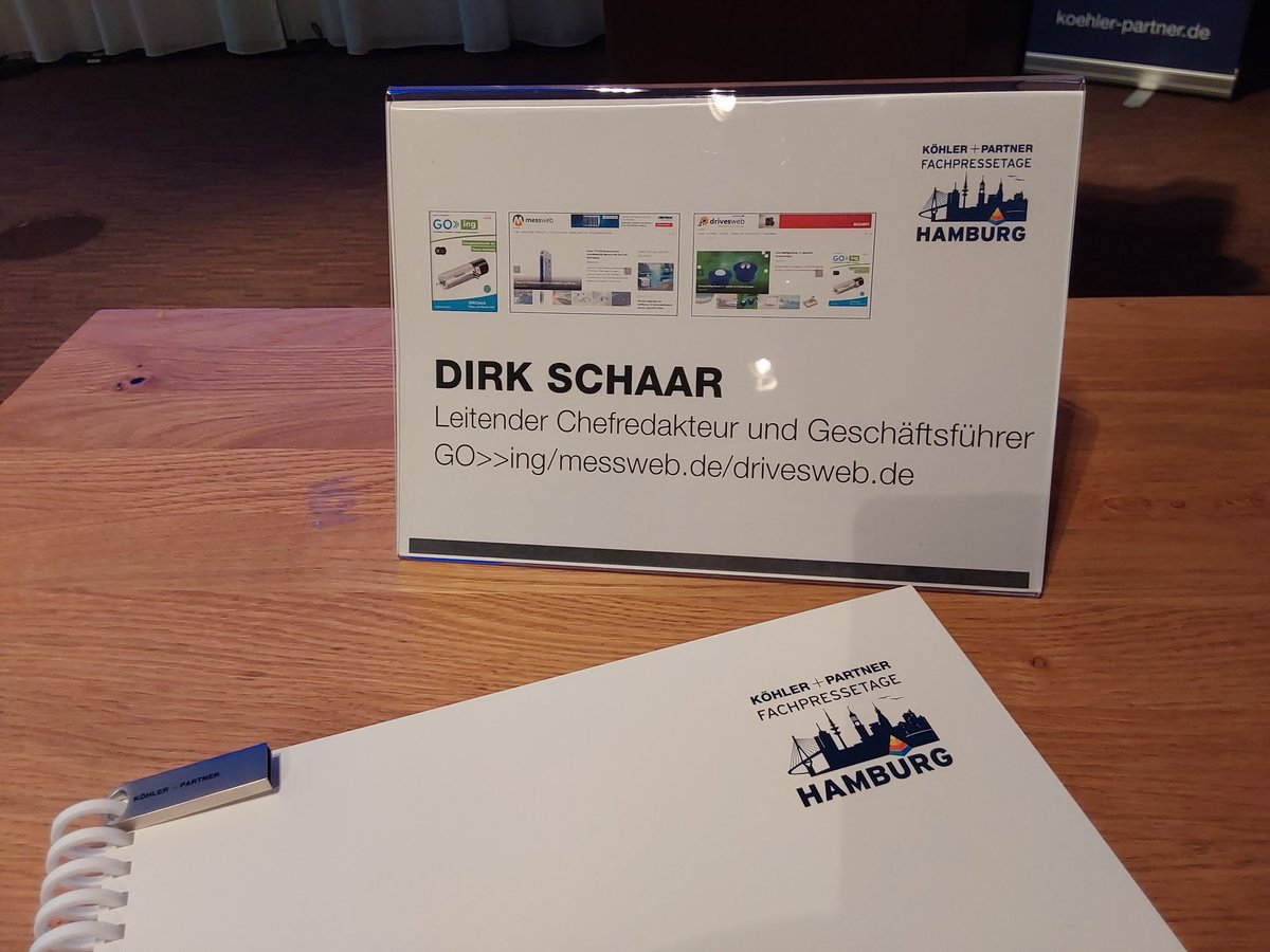 GOing_magazin's tweet photo. Wieder in #Hamburg dabei: Heute finden die Fachpressetage von @KoehlerPartner statt. Die Redaktionen @MesswebD @drivesweb und @GOing_magazin freuen sich auf spannende Vorträge.
#FPTHH https://t.co/nsVXynk7jH