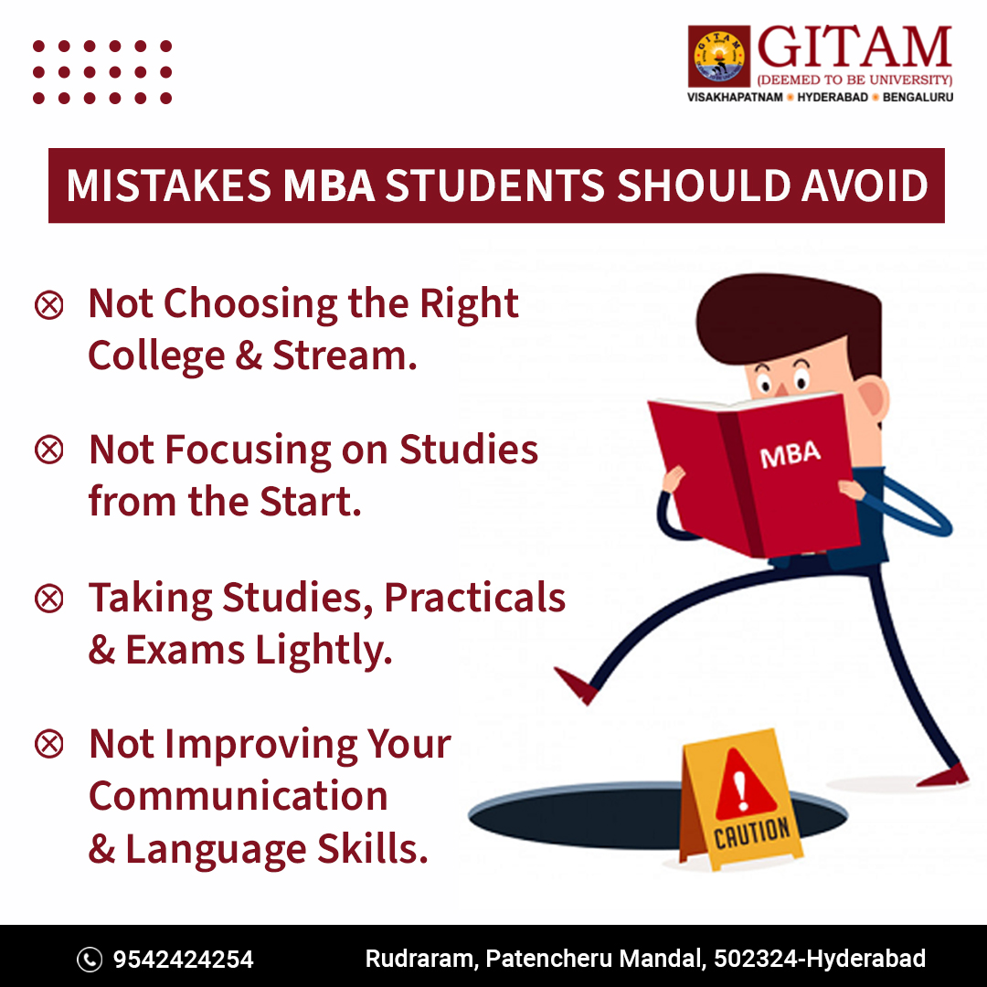 HBSGitam's tweet photo. The most common mistakes made by MBA students is that they opt for incorrect college and stream. Finding the right MBA college as per their requirement and opting for the right MBA specialization is equally essential.
Call 9542424254
Visit: https://t.co/8NrEu0SLrE
#GHBS #MBA #BBA https://t.co/kcDUkO5WmH