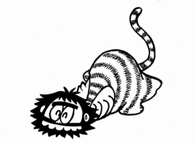 11月3日は、ゴジラの日。>シン・ゴジラの落描きにAI着色>シン・ポニョ第二形態>シン・ポニョ第三形態>シン・ヒゲゴジラ第二形態 