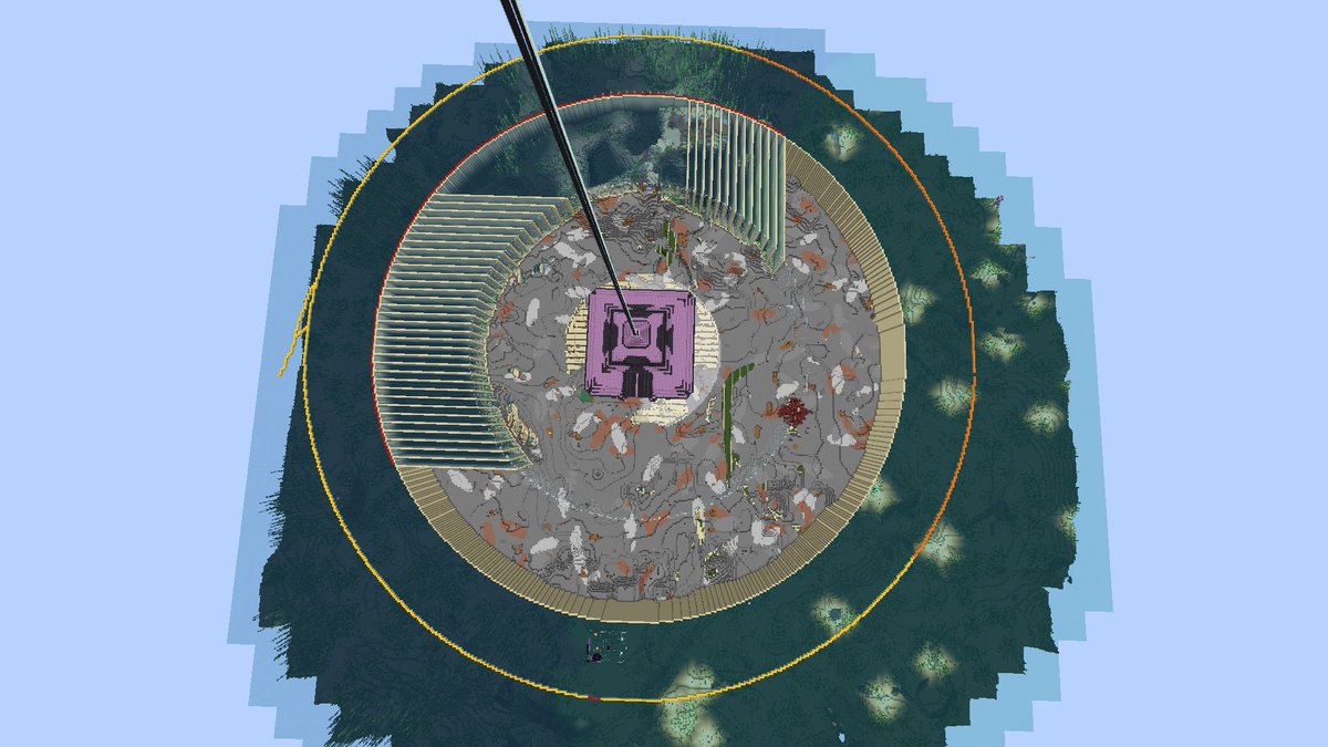 Super exciting stream!! Nearly done with the 160 radius drain!! Hoping to be done by the end of next week! Then off to the 200 radius section. #stoked #minecraft #minecraftmegaproject #megaproject #monumentdrain