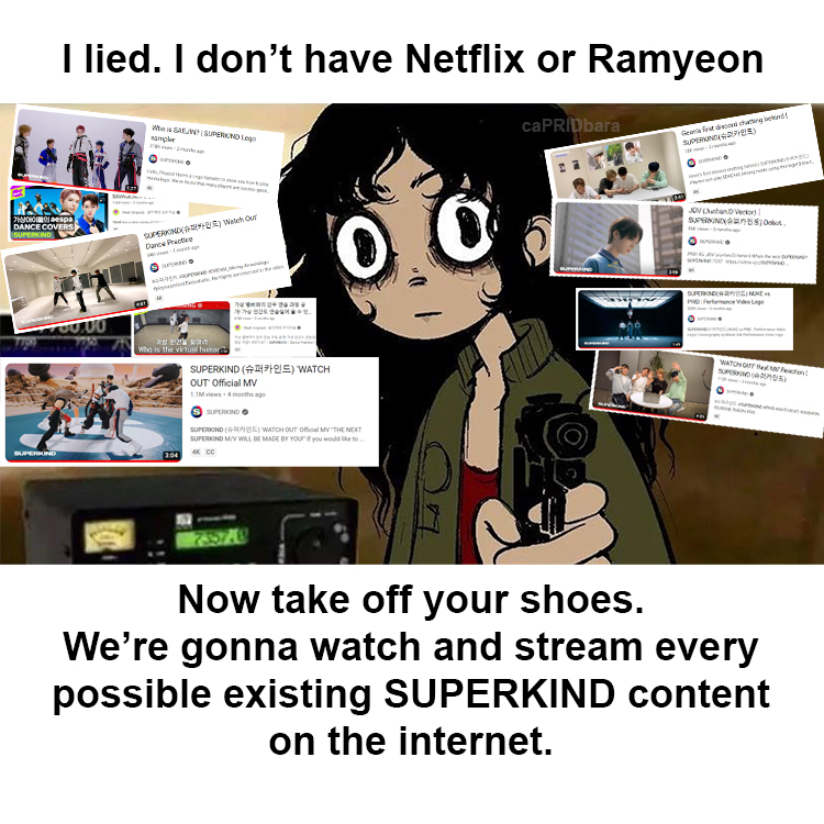 My current Bumble date situation when I asked him to come over. No Netflix and chill. No ramyeon. Just plain old open every device possible

#DREAM_Mining #SUPERKIND