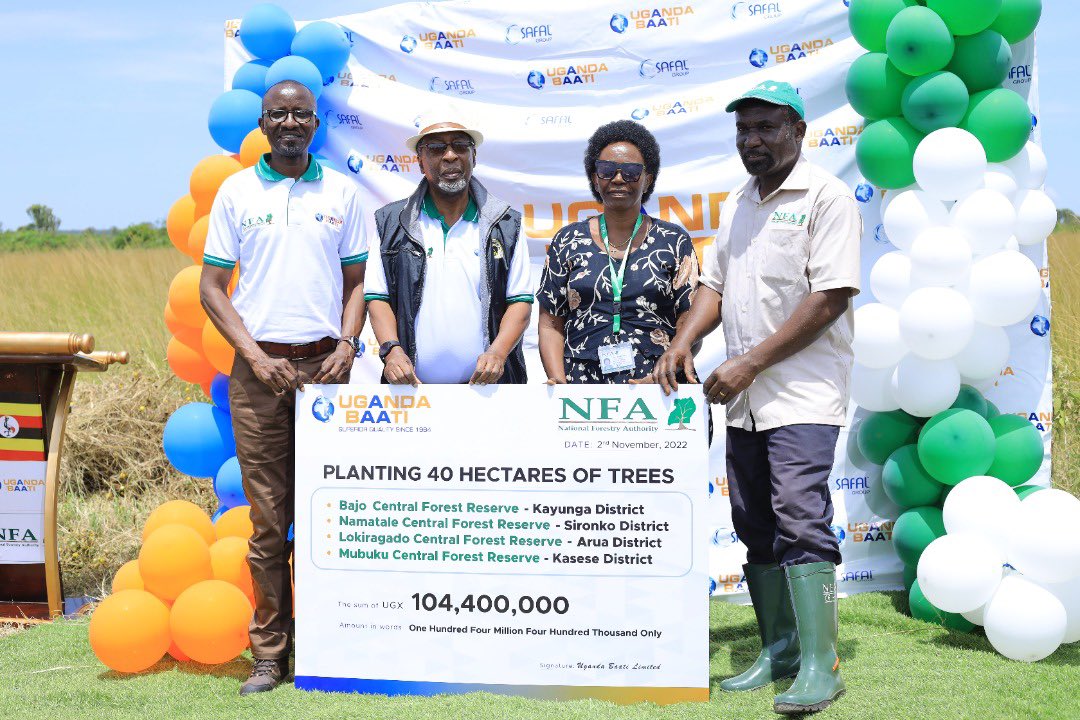 Forests are important Many leaders talk about it as you know Forests provide food, shade as well as controlling soil erosion ~ Maria Nakatudde #UGBaatiNFA #EveryTreeCounts
