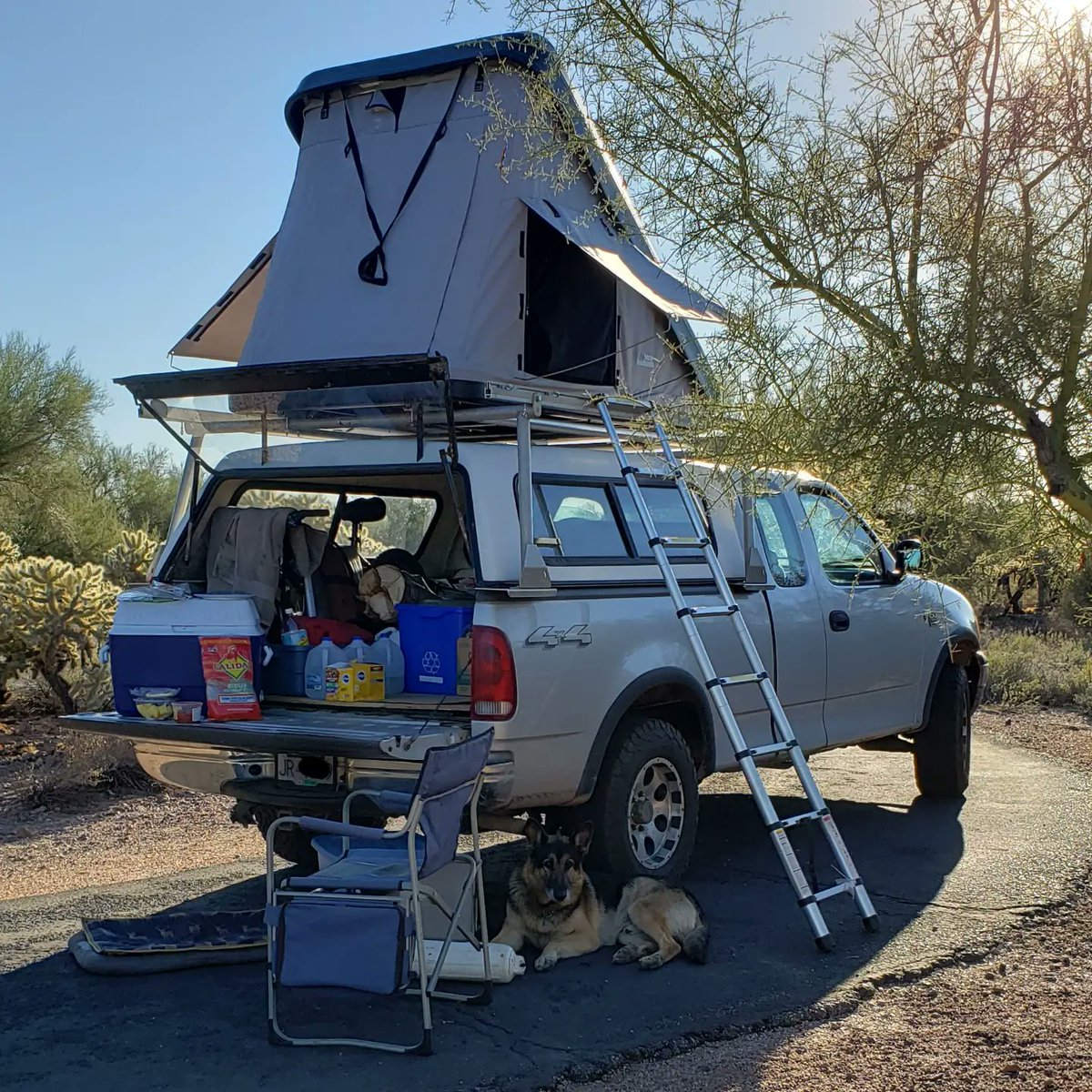 5055_1's tweet photo. It seemed appropriate to spend #Halloween at #LostDutchmanStatePark, at the base of #SuperstitionMountain, along the #ApacheTrail. #Arizona #USARoadTrip2022 #campingwithdogs https://t.co/lnmM440oEd