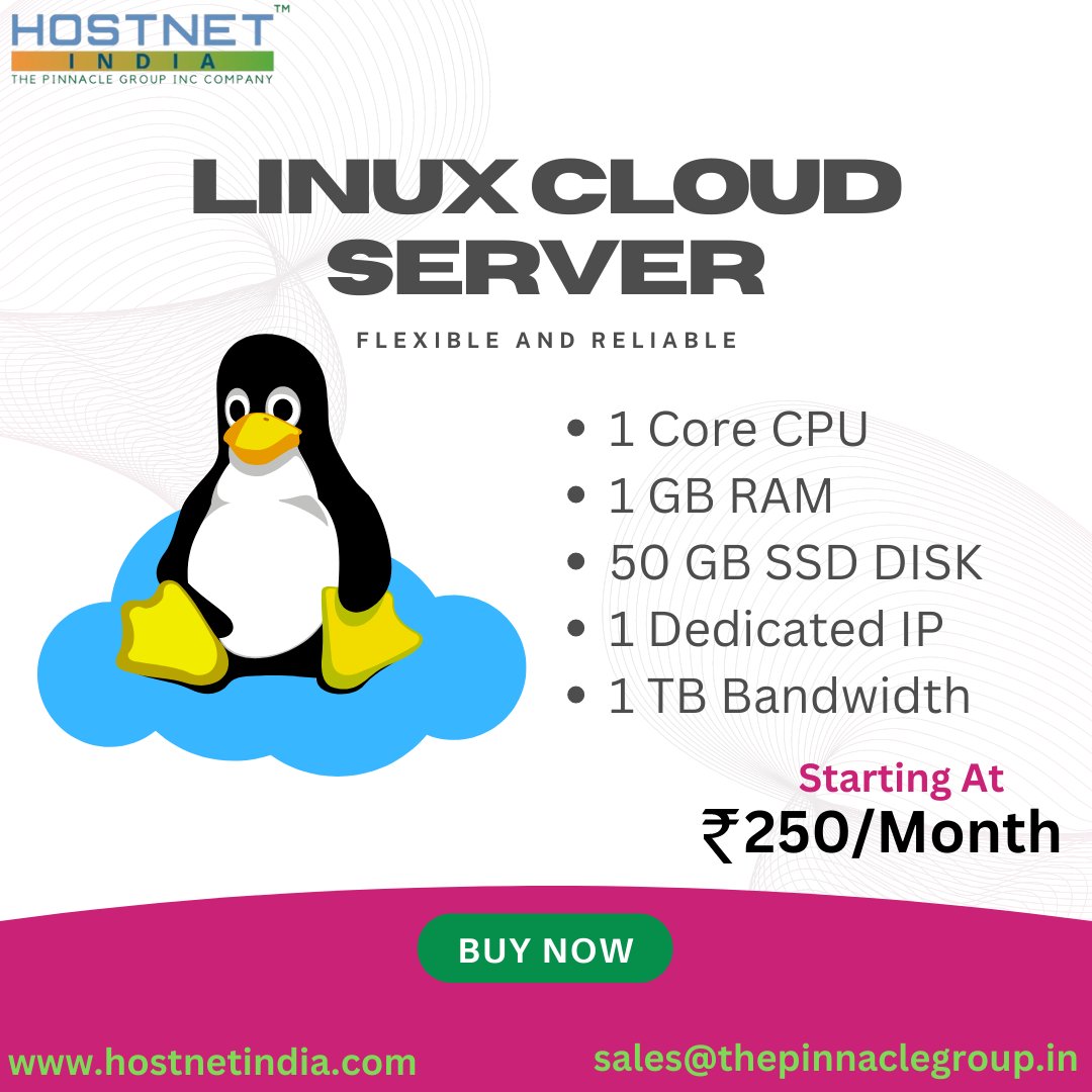 Im_hostnetindia's tweet image. This server helps reduce downtime and lack of any type and even augments the business's revenue. 🙂
.
Visit - hostnetindia.com 👈
.
#linuxcloudserver #server #hostnetindia #domain #linux #cloud #sharedhosting #resellerhosting #support #secure #flexibility #business