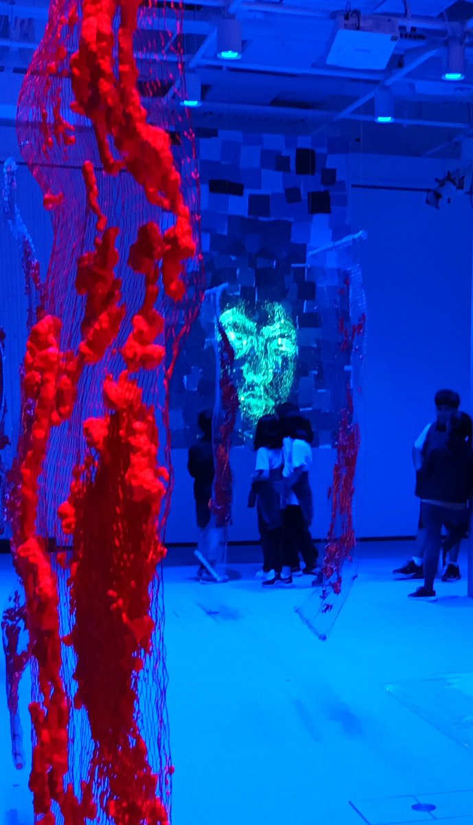 franklynewman's tweet photo. Today Burwood PS presented an installation in the @SydOperaHouse  Centre for Creativity. 2.5 Terms of genuine, deep collaboration with artist Katrina Douglas and year 5/6 teacher Darcey Daley. Sculpture, video, live sound FX addressing big questions. A knock out! https://t.co/Y9ejihyVDA